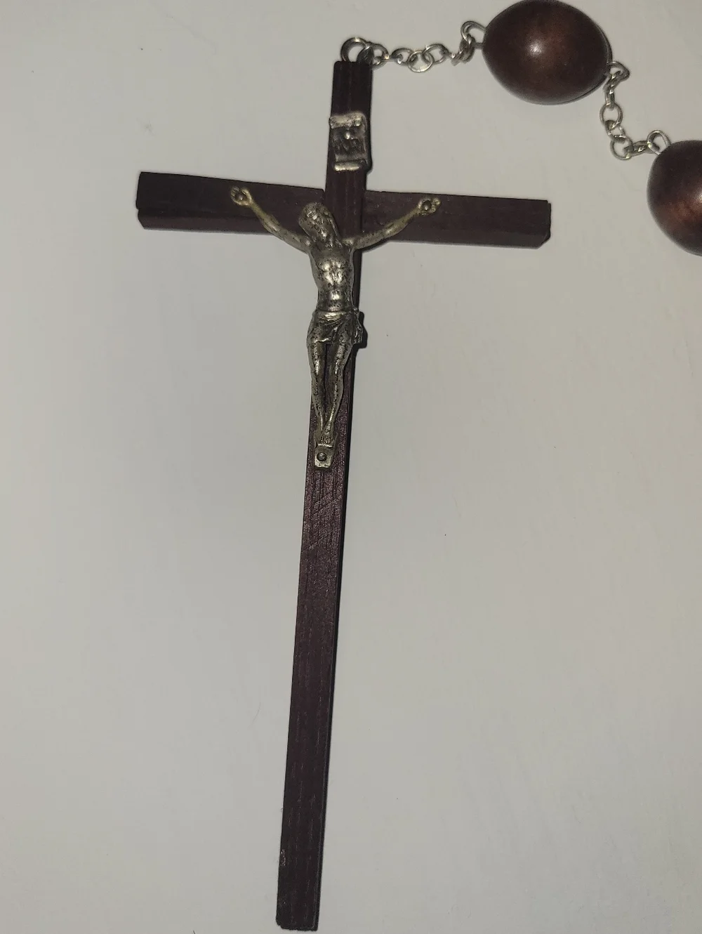 Wooden Rosary large vintage